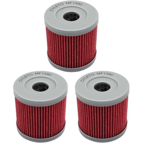 Lot de 3 filtres à huile pour LTZ400 QUADSPORT Z 2003 2004 2005 2006 2007 2008 2009 2012 2013/LTZ 400 QUADSPORT Z LE 2008 2012 (1/4)