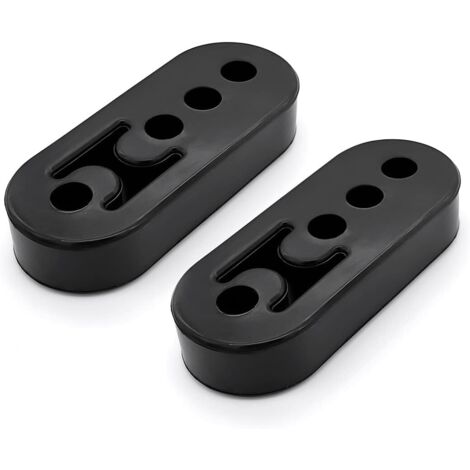 2 Pièces Cintre D'échappement, Support D'Échappement En Caoutchouc, Silent Bloc Echappement Universel Pour Voiture Support De Tuyau D'échappement Support Absorbant D'amortisseur (10.7cm) (1/5)