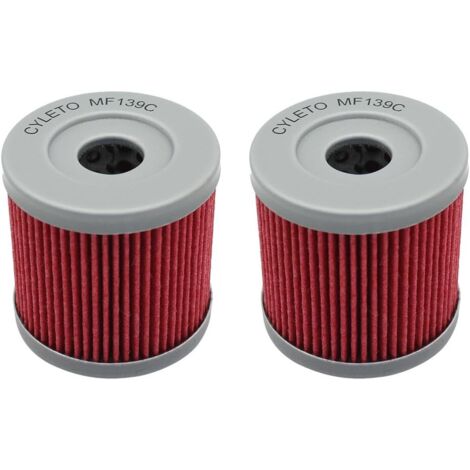 Lot de 2 filtres à huile pour LTZ400 QUADSPORT Z 2003 2004 2005 2006 2007 2008 2009 2012 2013/LTZ 400 QUADSPORT Z LE 2008 2012 (1/4)