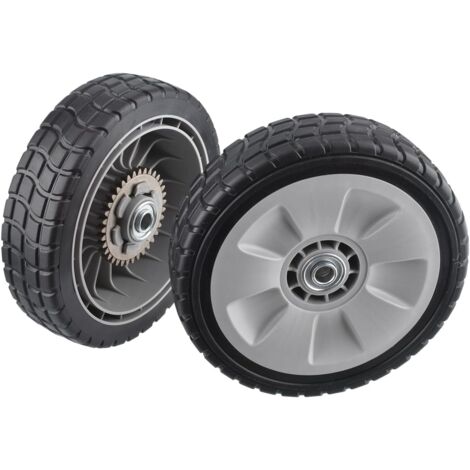 2 pièces Roue Arrière de Tondeuse à Gazon de 8 pouces avec Engrenage pour Honda 42710-VE2-M01ZE 42710-VE2-M02ZE HRR216K6 (1/5)