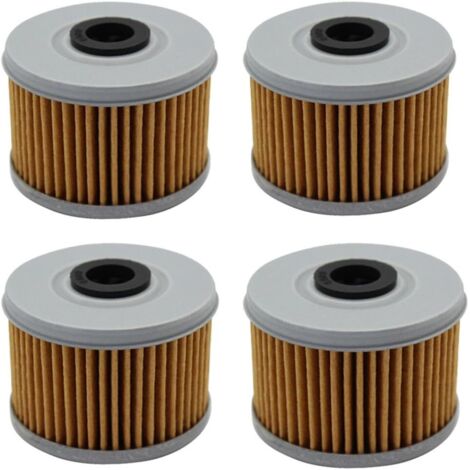 Lot de 4 filtres à huile pour XL125V XL125V VARADERO 125 2001 2002 2003 2004 2005 2006 2007 2008 2009 2010/XL125V VARADERO DE LUXE 2011 (1/4)