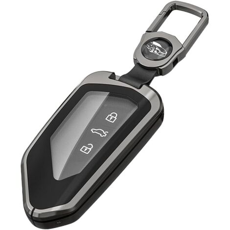 Étui de Protection en Alliage de Zinc pour Clé de Voiture Compatible avec Golf 8, ID.3, ID.4, Cupra, Skoda Octavia A8, SEAT Leon MK4, Formentor, Tarraco(avec Porte-clés) (1/5)