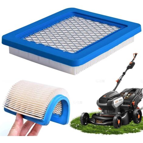 Filtre À Air Tondeuse 1 Pièce, Filtre À Air Compatible 491588 Pour Tondeuse À Gazon Et Tracteurs, Bleu (1/4)