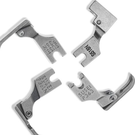 Pied Presseur 4pcs Différents Fermeture Éclair pour Machines à Coudre Juki Brother Singer