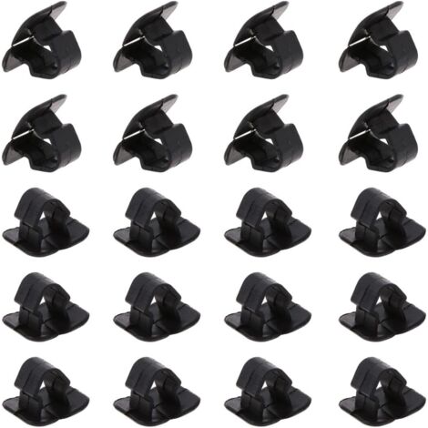 20 PCS Capot de Voiture Isolation Pad Support Clip Auto Capot en Plastique Boucle de Fixation Retenue, Isolation Thermique et Acoustique Disponible, Apto para Todo Tipo de Coches del Mercado (1/5)