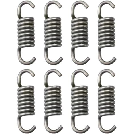8 Pièces Ressorts d'embrayage Compatibles avec Les Tondeuses à Gazon Les Débroussailleuses Les Scooters 43CC - 52CC Embrayage de Type GTS Tondeuse à Gazon Pièce de Rechange pour Tronçonneuse (1/5)