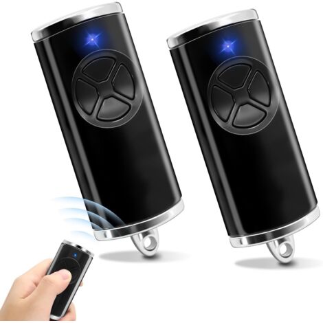 868MHz Telecommande Porte de Garage, Telecommande Portail, 4 Canaux, Compatible avec HSE-4-868-BS, HSE2-868-BS, HS4-868-BS, HS1-868-BS, HSS4-868-BS, HSP4-868-BS,2 Pièces