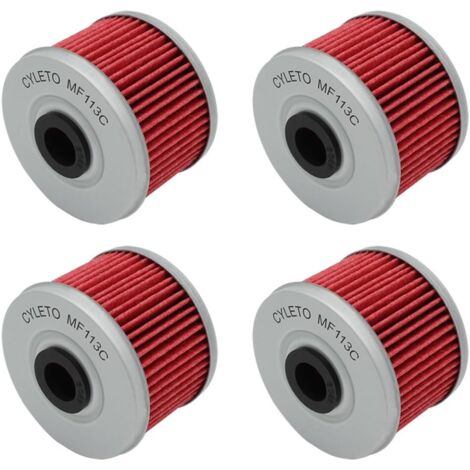 Lot de 4 filtres à huile pour XL125V XL125 V VARADERO 125 2001 2002 2003 2004 2005 2006 2007 2008 2009 2010/XL125V VARADERO DE LUXE 2011 (1/4)