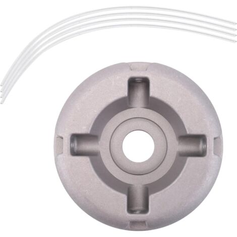 1 Tête de Tondeuse à Gazon Universelle en Alliage D'Aluminium avec Fil de Coupe en Acier et Nylon, Pièces de Rechange pour Tondeuse à Gazon (1/5)