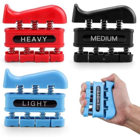 3 Pièces Musculation Avant Bras, Musculation Main, Hand Grip Trainer Pratique et Robuste, pour Musiciens, Grimpeurs, Physiothérapie Améliorer Force de Main (1/4)