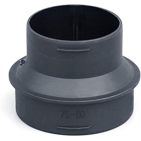 Adaptateur de conduit de chauffage PA6 60MM 75MM, réducteur et agrandisseur de tuyau de raccord de dépoussiérage, accessoire de vannes de commande de chauffage à circulation d'air (1/5)