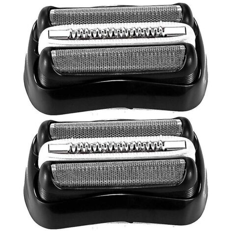 Lot de 2 pièces de rechange pour rasoir Braun série 3 32b, grille et couteaux de rechange (1/5)