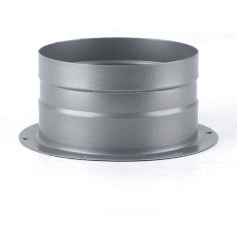 Bride de Rraccordement Bride de de Fixation Murale Connecteur Adaptateur de Conduit d'échappement pour Tuyau de Ventilation Flexible (100mm) (1/4)