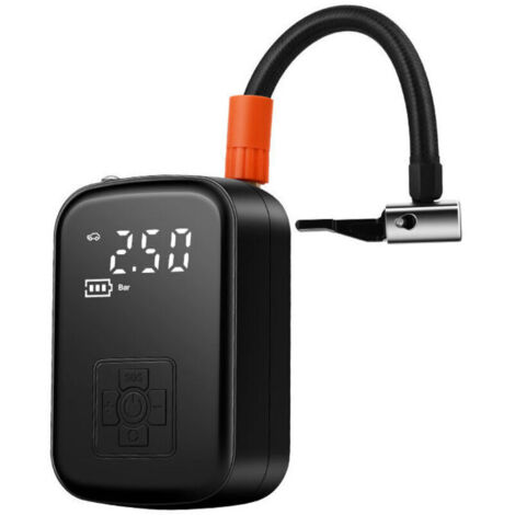 Compresseur à Air Portatif, 4000mAh Mini Pompe à Air Électrique 150PSI Gonfleur Pneus Voiture Rechargeable pour Vélo, Moto, Scoote, Balle (1/4)