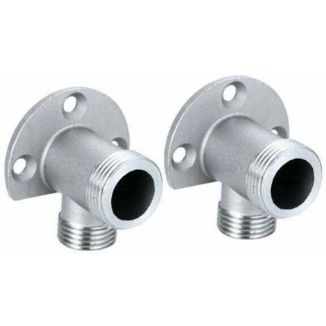 Dolaso – Kit d'installation pour robinet apparent – Raccord en cuivre chromé – Filetage 1/2 NPT x G 3/4 – Installation facile et esthétique (1/4)