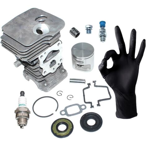 Kit Piston Cylindre pour Husqvarna 445 445 II 445E 445E II 450 450 II 450E 450E II Jonsered CS2245 CS2250 RedMax GZ500 McCulloch CS450 Craftsman 358382000