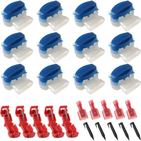 Robot tondeuse connecteur de câble avec remplissage de gel avec fil cassé clip terre crochet pointu et terminal pour Robot tondeuse à gazon auto jardin extérieur (1/5)