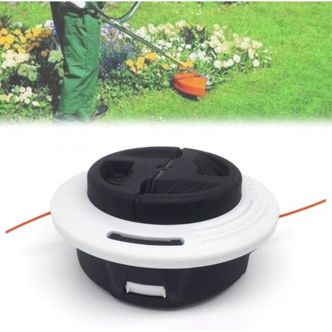 Tête de Débroussailleuse,Tete Debroussailleuse Universelle,Tête Débroussailleuse Avec Pommeau en Acier Robuste,AutoCut C26-2 Tête de Coupe pour Stihl Fs55 Fs56 Jardin,Pelouse (1/5)
