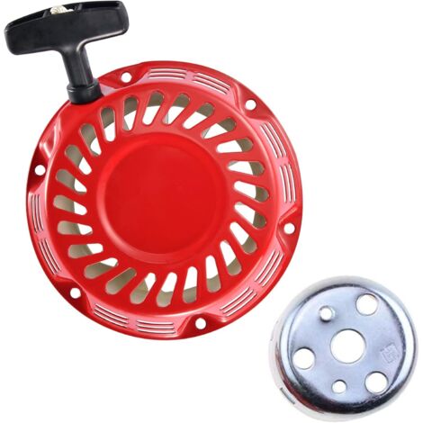 WOOSTAR Démarreur à Tirette à Recul avec Tasse Remplacement pour GX120 GX140 GX160 Générateur 4/5.5/6.5HP Moteur Tondeuse à Gazon (1/5)
