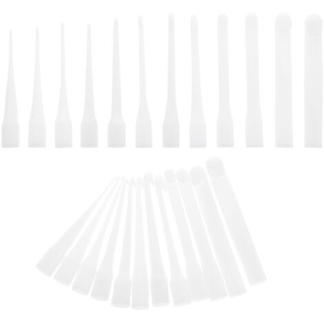 24 Pièces Lot de 24 Embouts de Rechange pour Crochet de Bobinage, Crochets Magnétiques Doubles Têtes Numéros 9 à 46, Compatibles Outil de Fabrication de Bobines, Accessoires de (1/5)