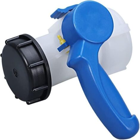 Robinet à boisseau sphérique fileté en laiton, robinet fileté for réservoir IBC en plastique DN40 (62 mm) vers adaptateur 2 pouces for vanne de raccordement d'irrigation de jardin(Dn40) (1/5)