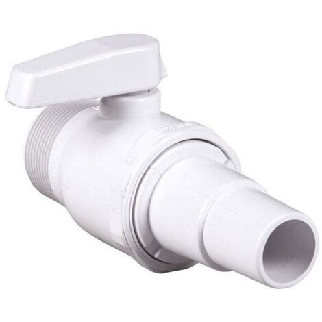 Vanne d'arrêt pour filtration de piscine.