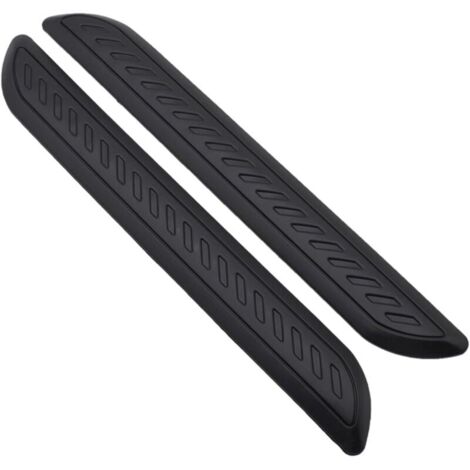 Bandes de protection universelles pour pare-chocs avant et arrière pour voiture, SUV et camions Noir