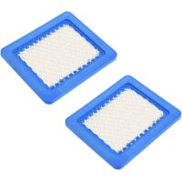 Cartouche de Filtre à Air, Filtre a Air Tondeuse, Bleu Filtre a Air Tracteur Tondeuse, Filtres à air de Tondeuse à Jardin Convient pour Moteur de Tondeuse à Gazon, 2 Pièce