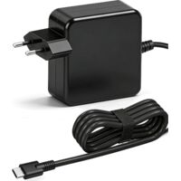 65W USB C Chargeur pour Ordinateur Portable,Chargeur de Type C pour Lenovo ThinkPad Yoga,ASUS Zenbook,HP Chromebook,MacBook Pro/Air,Acer Chromebook,Google,Samsung,avec Câble D'alimentation 1.8M
