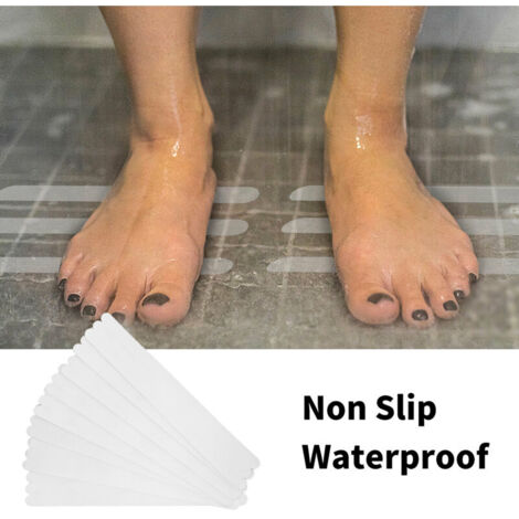 Autocollants Antidérapants Pour Poignée De Bain 12 Pièces Bandes De