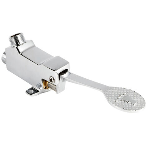 Valve à pédale sur support de sol, filetage G1/2, pour robinet d'eau d'hôpital, de laboratoire et d'usine (1/5)