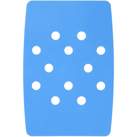Coussin de chaise de douche, pâte fixe, garde au chaud, motif de poinçon bleu, coussin de tabouret de douche Portable EVA (1/5)