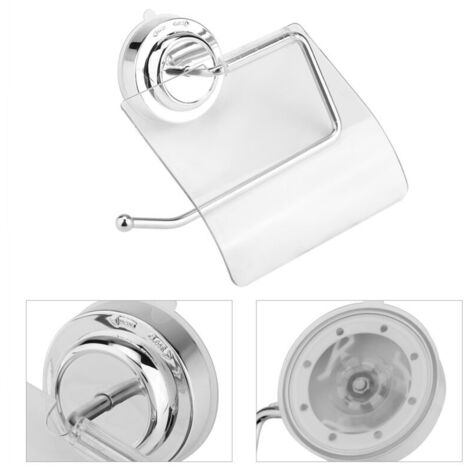 Porte-papier hygiénique étanche avec ventouse, support de rouleau de salle de bain d'hôtel à domicile (1/5)