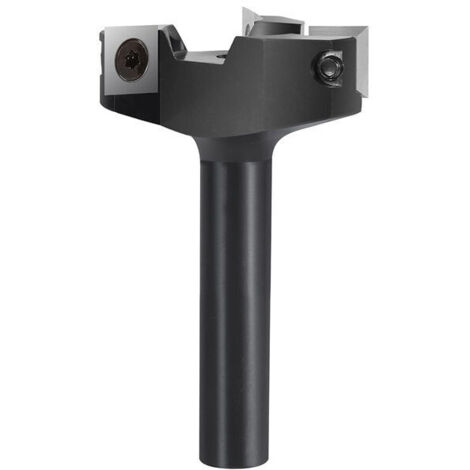 Fraise à Surfacer 12 mm Tige 60 mm Diamètre de Coupe avec 3 Inserts Fraise a Bois Defonceuse Fraise a Raboter Fraise Surfacage - RWOutillage Accessoire et consommables pour outillage (1/5)