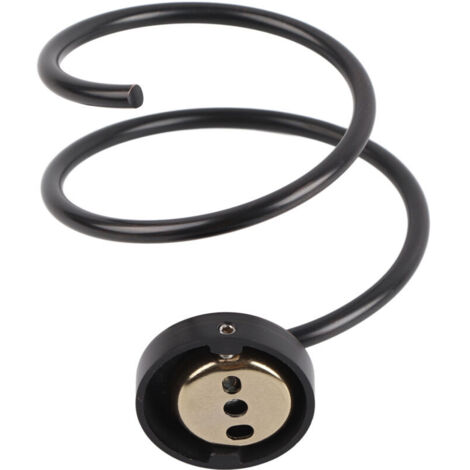 Support Sèche-Cheveux Acier Inoxydable 304 - Base Étanche Pour Salle De Bain Et Salon