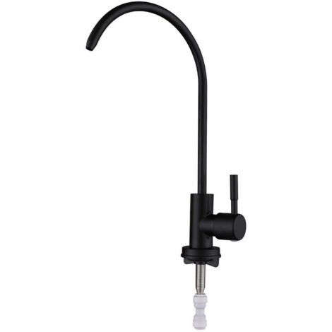 Robinet de filtre à eau de cuisine en acier inoxydable 100 % sans plomb,adapté à la plupart des systèmes d'osmose inverse ou de filtration d'eau, robinet d'eau potable d'évier de bar de cuisine (1/5)