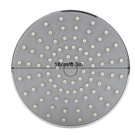 Pomme De Douche Ronde Schläfer 25cm - Chrome - Anti-Calcaire Haute Pression - Raccord Universel G1/2