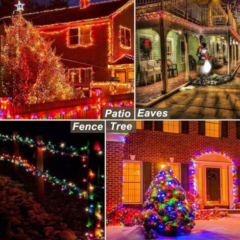 Guirlande De Noël Rouge épaisse 6 Mètres | Décoration Sapin, Cheminée, Escalier, PVC Durable