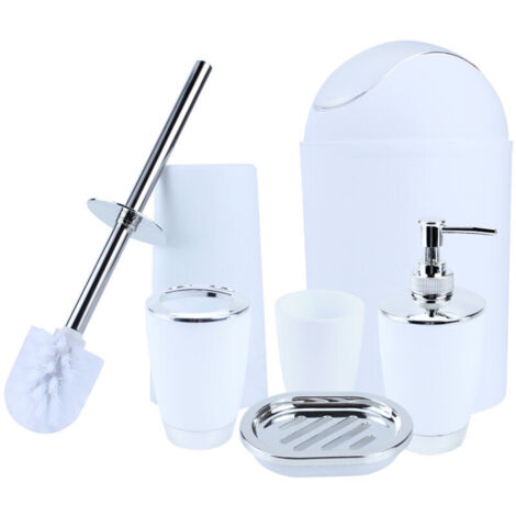 Ensemble d'accessoires de salle de bain 6 pièces. (1/4)