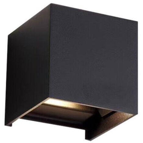 Applique Carré PALMA Extérieur double Faisceaux 6W Eq 60W IP65 Température de Couleur: Blanc chaud 3000K (1/5)