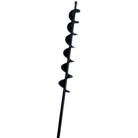 Le noir foret hélicoïdal à tarière pour bêcheur de terre de plantation de jardin 50mm&times450mm.--