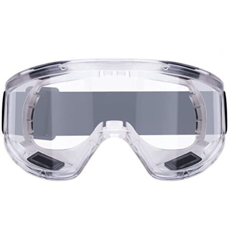 Lunettes de Protection Anti-buée Surlunettes de Sécurité Anti-rayures Idéal pour Bricolage, Chimie, Travaux, Chantiers, (1/5)