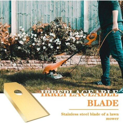 Luba Mini 36 Lames Titane Pour Robots Tondeuses Mammotion Luba & YUKA | Lames Réversibles 2 Trous Avec Vis Et Rondelles Mammotion Luba 2