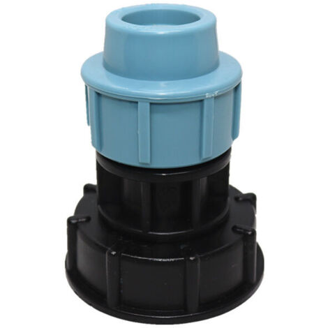 BOOPARTS – Raccord Adaptateur Cuve IBC S60x6 Vers 1" (26/34) | Bouchon Connecteur Pour Cuve 1000 L | Embout Fileté Femelle Compatible Robinet Et Tuyau D'Arrosage | Étanche Et Résistant