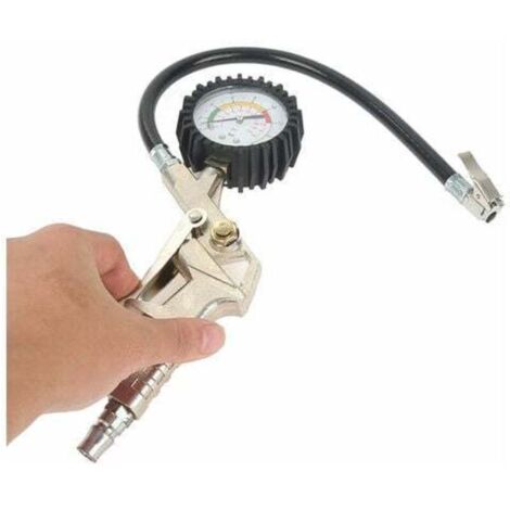 Manomètre De Pression Pour Bateau Gonflable Et Kayak - Jusqu'à 30 PSI, En Acier Inox Et Caoutchouc (5.2x7.9 Cm)