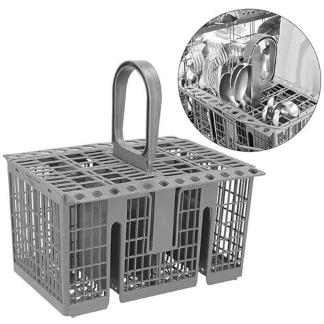 Panier à Couverts Pour Lave-vaisselle - Organisateur Antiadhésif, Modulable, Compatible Lave-vaisselle Standard - 4