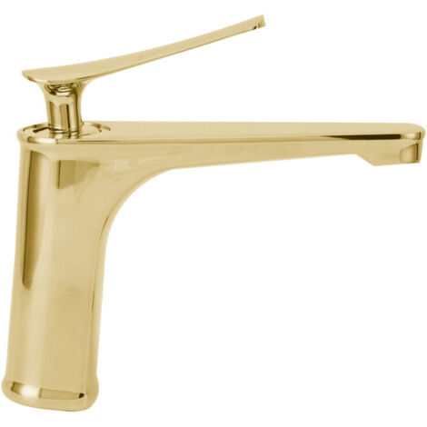 Robinet en cuivre monotrou, robinet d'eau chaude et froide pour salle de bains, lavabo, hôtel G1/2 (1/5)