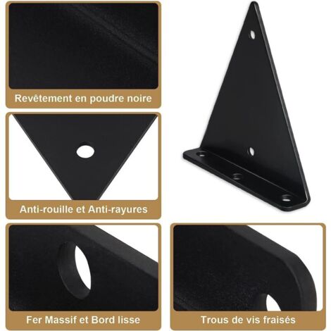 Lot De 45 Boucles Triangulaires Milisten Pour Trampoline – En Fer, 4,3x2,6 Cm, Fixes, Pour Tapis Extérieur Et Intérieur