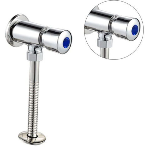 Valve de chasse d'urinoir, Type bouton, retardement des toilettes, remplacement de pièces de réservoir de toilettes (1/5)