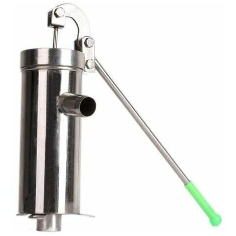 Pompe à eau manuelle, tuyau droit, puits sous pression, pompe à eau en acier inoxydable, agitateur, pompe à eau domestique, pompe à eau de puits, pompage manuel, dispositif d'aspiration d'eau, pompe à